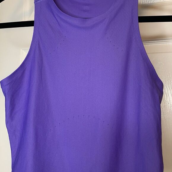 Lululemon Senseknit Running Tank Top Purple Charged Indigo Sz 6 - Picture 4 of 7
